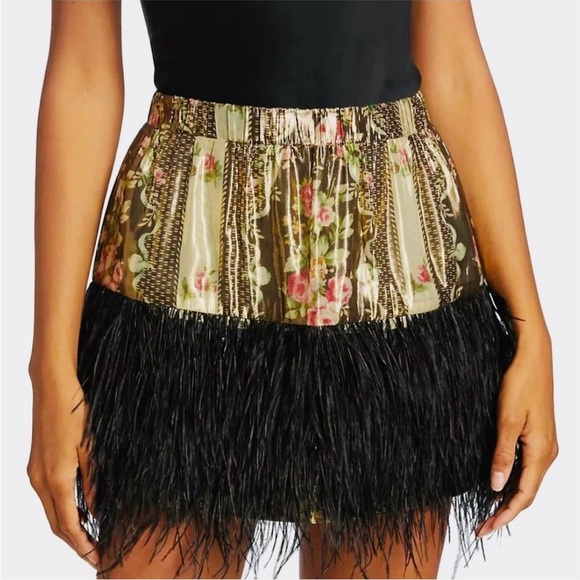 LoveShackFancy feather skirt - Picture 3 of 8